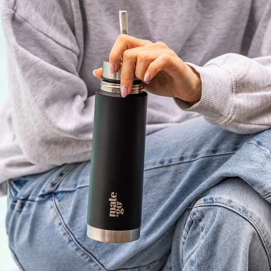 Sistema de infusión de yerba mate (500 ml) Negro  — Mate&Go®